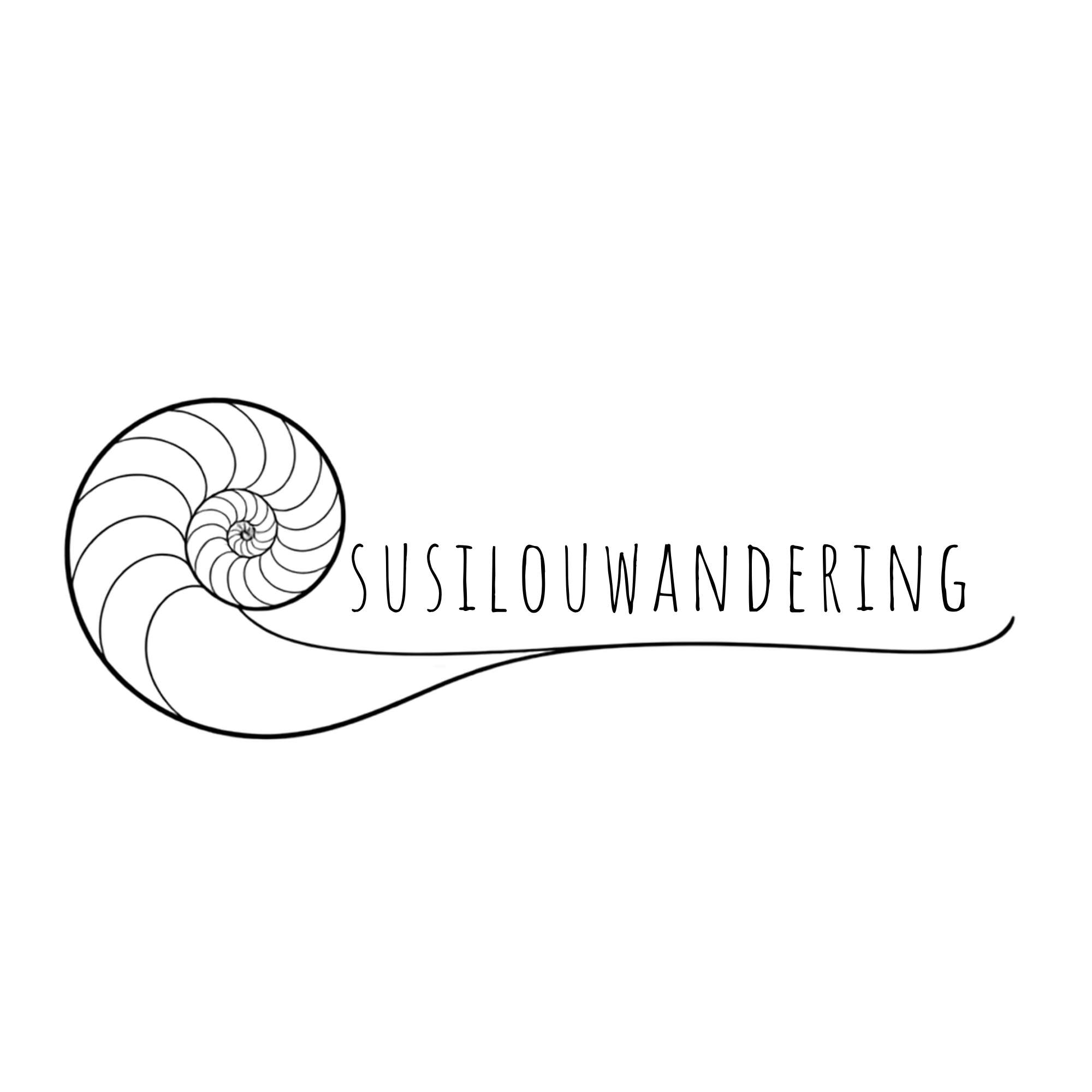 susilou.wandering logo schwarz