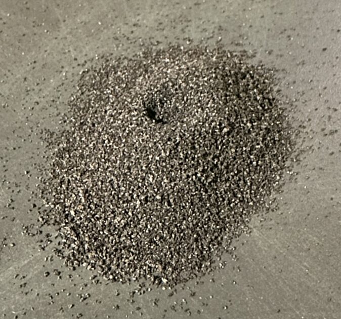 Vulkanasche des Ätna