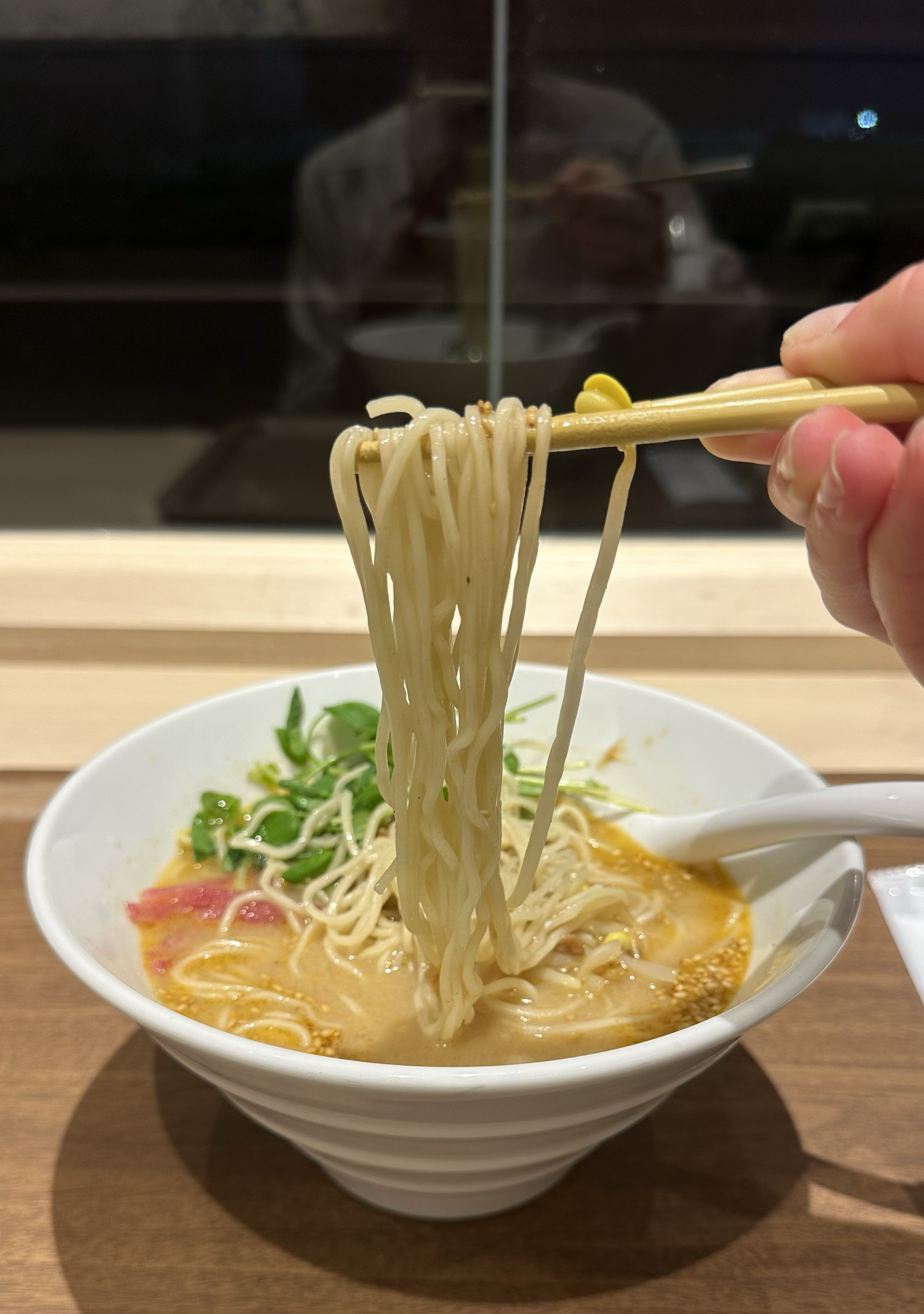 Ramen Nudeln in Japan.