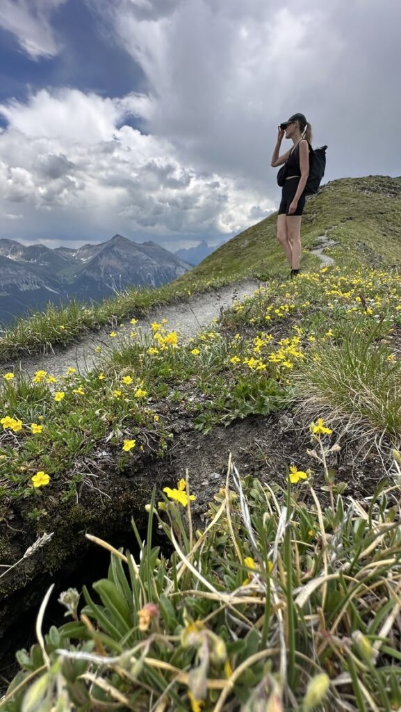 Gipfel am Piz Danis bei Lenzerheide