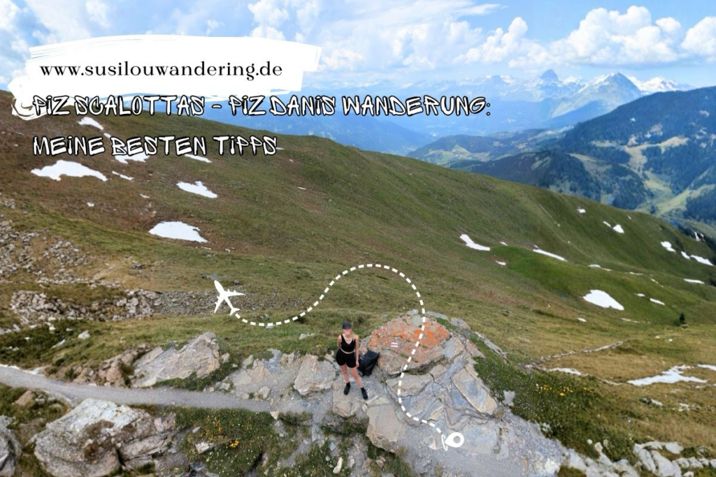 Allein reisende Frau in den Schweizer Alpen